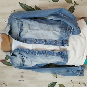 Dollhouse Denim Jacket Vintage look Size Small